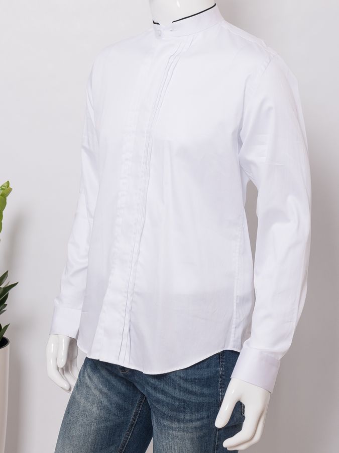 Рубашка с длинным рукавом мужская ZEN-ZEN 67011 BEYAZ, цвет Белый, размер XXL
