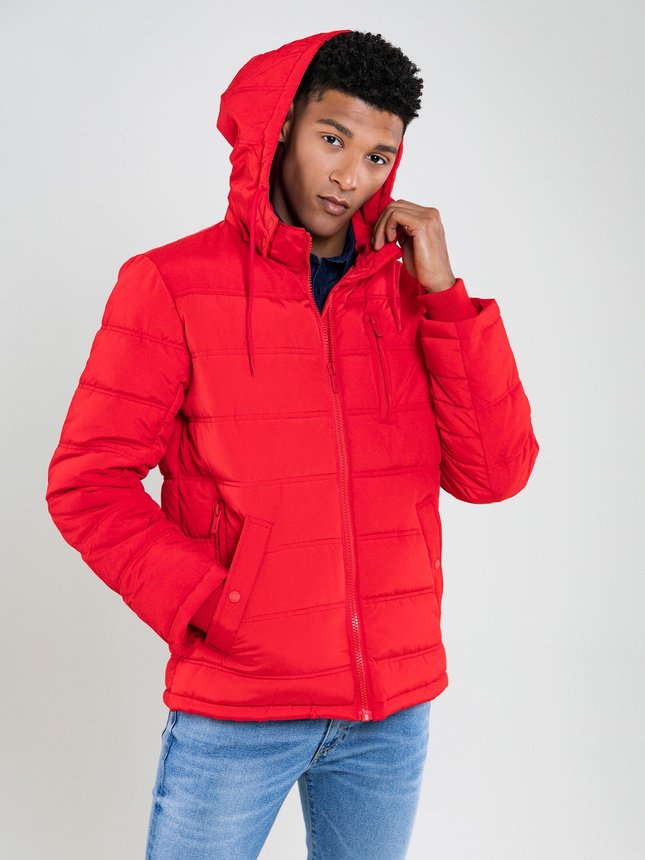 Куртка чоловіча BS BRAYSON JACKET 603 RED, колір Червоний, розмір S