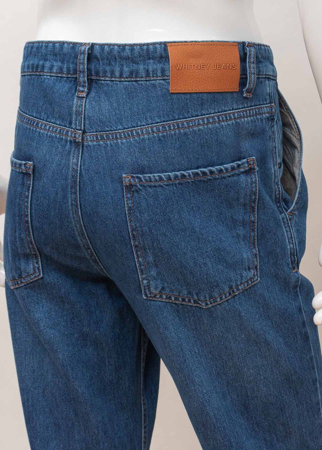 Джинсы мужские WHITNEY E-X399-K6 FOLD D BLUE, цвет Темный джинс, размер 33