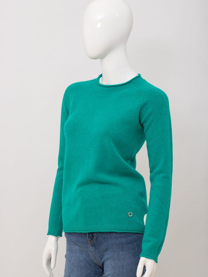 Джемпер жіночий LF WOMAN 8267 GREEN, колір Зелений, розмір S/M