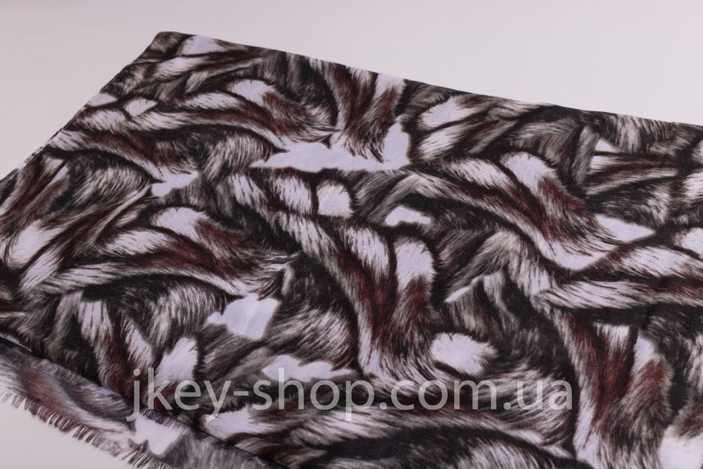 Шарф - платок женский SHARF S181-309 BLACK (HAKI), размер ONE
