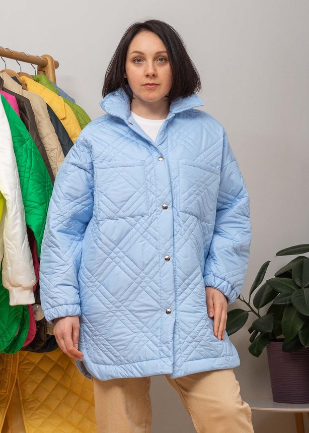 Куртка женская MIHOS R0202 SKY BLUE, цвет Голубой, размер ONE
