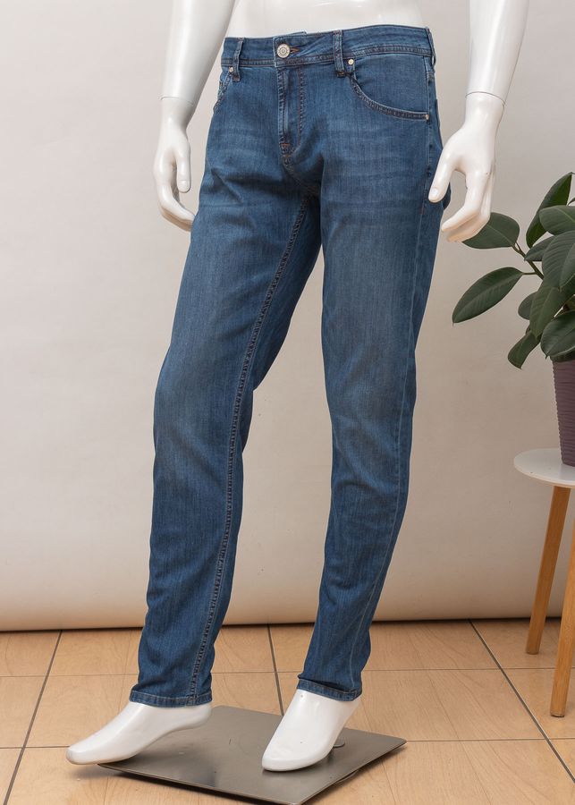 Джинсы мужские WHITNEY E-X225-D6 SKYPE BLUE, цвет Темный джинс, размер 33 32