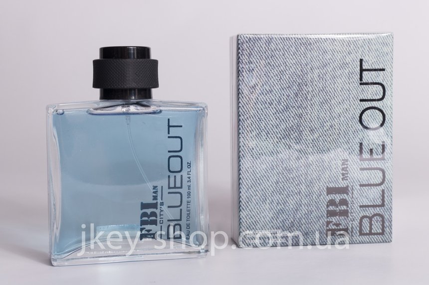 Парфюмированная вода мужская FBI 8904-B-22 "BLUE OUT" 100 ml (Men), размер ONE