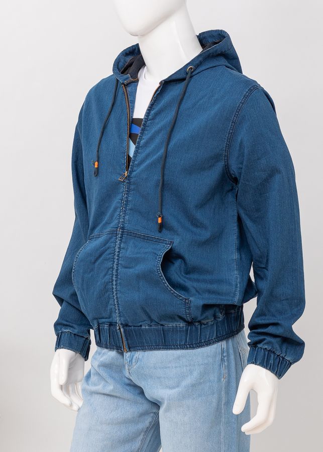 Куртка джинсовая мужская V 96501-04793 V17 MAVI с капюшоном, цвет Синий, размер M