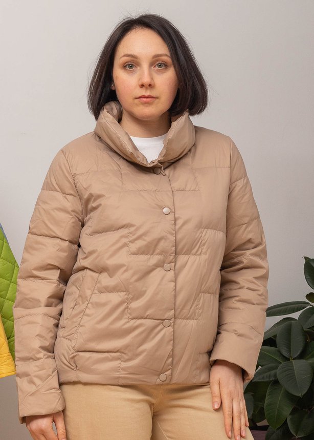 Куртка жіноча NEW COLLECTION 1157 CAPYCHINO PYH, колір Камель, розмір M